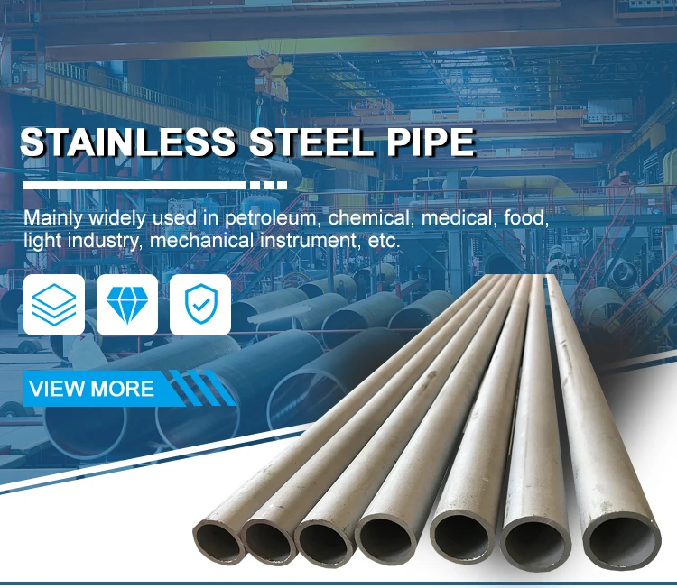 Astm A312 Tp304 Austenitic Stainless Steel Pipeapplied For Petroleum ...