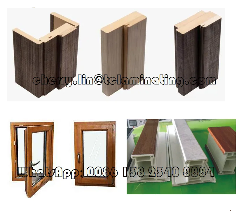 
 Pur горячий клей профиль упаковочная машина для дерева/WPC/UPVC/алюминия  