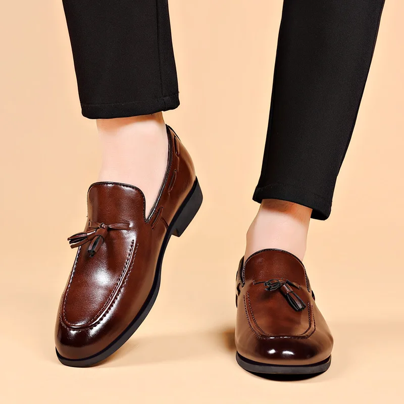 Men's Formal Dress Shoes - Comfortable Loafers for Clubbing