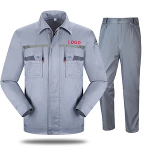 Custom Logo Polyester Cotton Electronics Engineer Work Clothes Hi-Vis Factory Anti-static Engineering Uniform Work Wear Suit