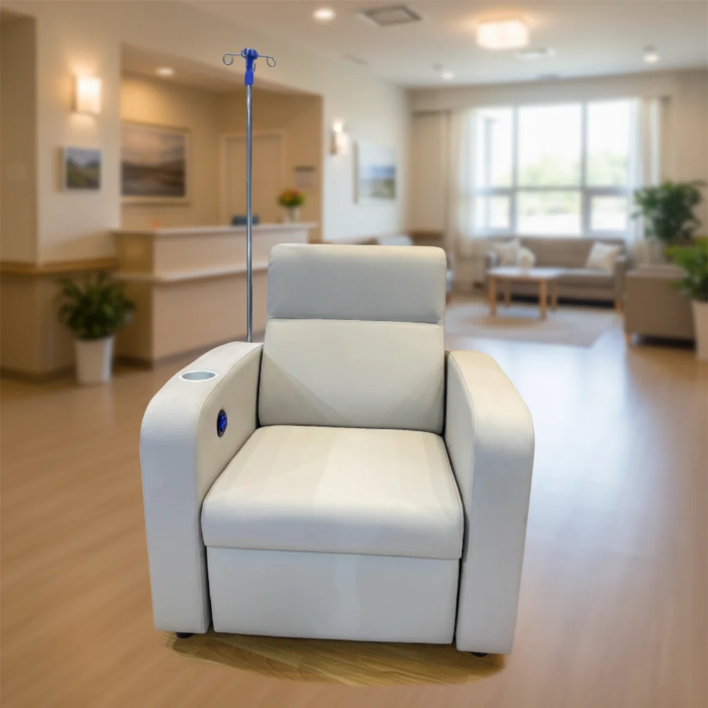 Advanced Patient Chair Hospital Furniture Steel Eco-Friendly Durable Commercial Use 4