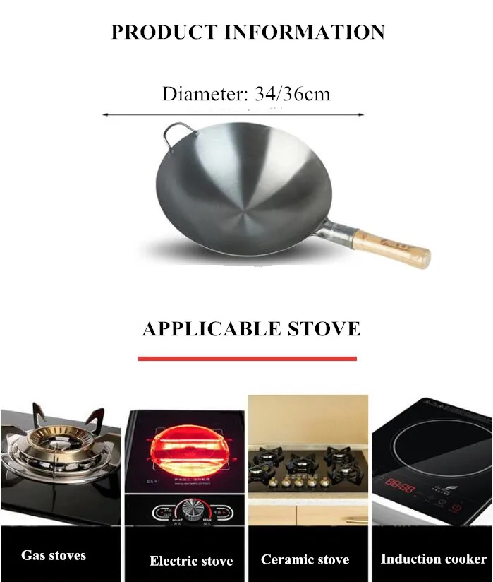 Китайский дом гостиница без покрытия Толстая антипригарная чугунная кулинарная горелка деревянная