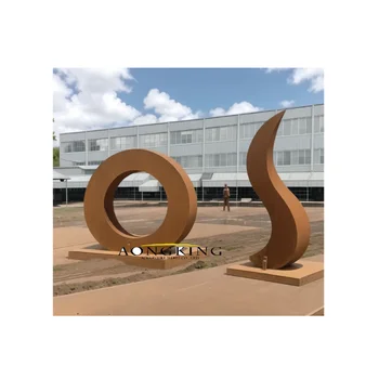 Famous Artist 2024 Design Garden Decor Abstract Aongking Corten Steel ...