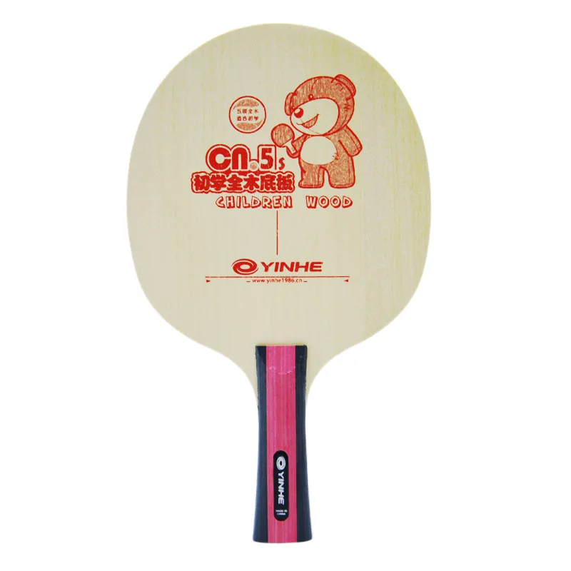 Yinhe Cn-5  5 Wood Thin Handle, Super Light, Suitable for Young Children Learning. Ping Pong Table Tennis Blade