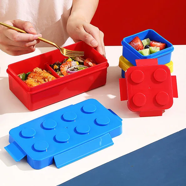 DIY Building Blocks Children Kids Toy Fruit Salad Colorful Cartoon - Main Image