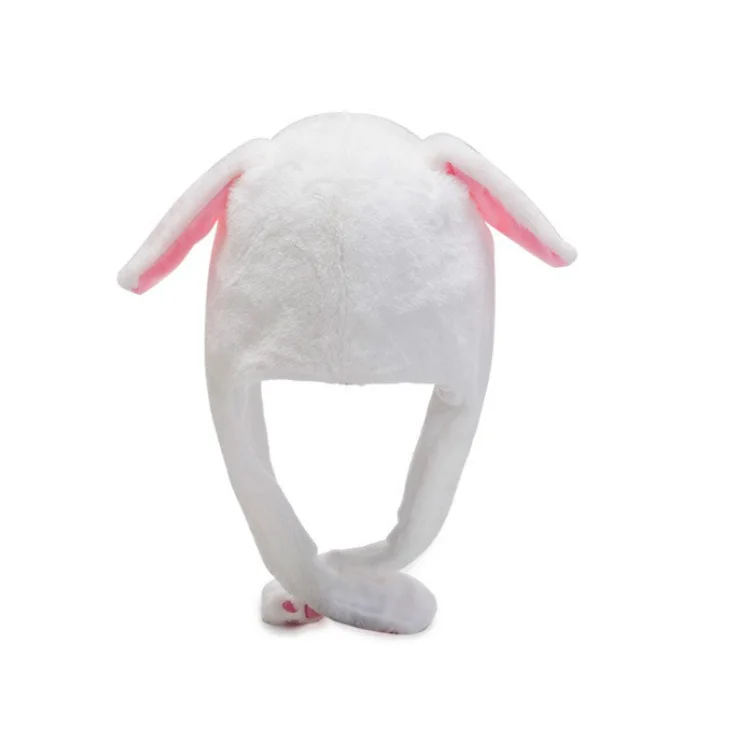 Korea Bunny Hat with Air Pumping Moving Ears Cute Fun