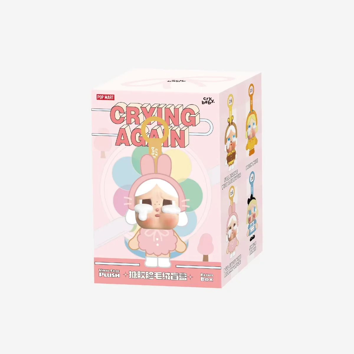 Official POP MART Crybaby Tears Labubu Peluş Oyun Nemi - Serin