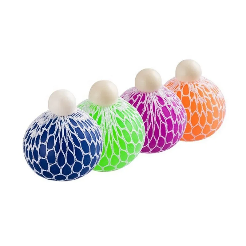 Details about   5cm Toys Squeeze Anxiety Fidget Squishy Mesh Sensory Stress Reliever Ball BEST 