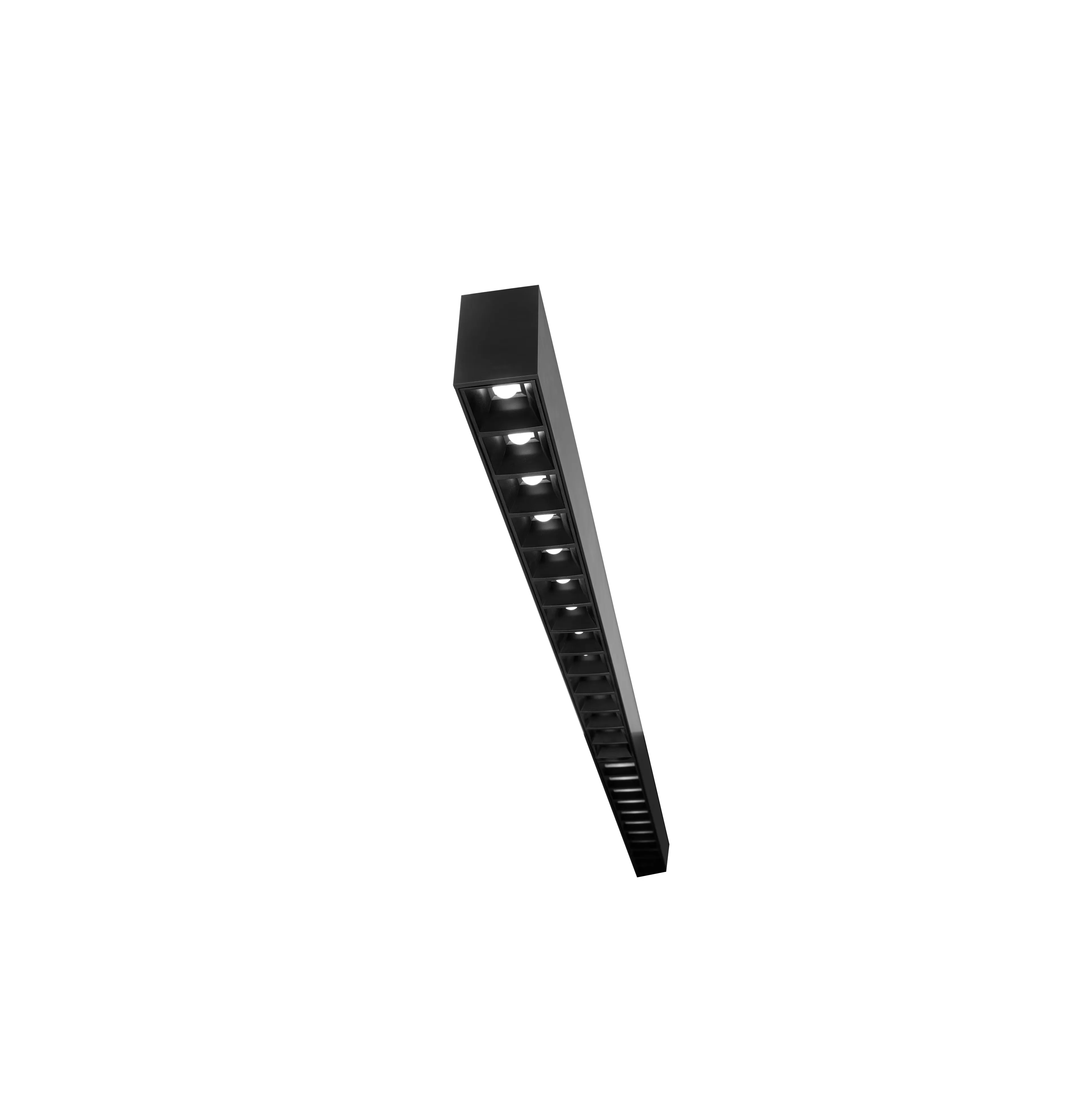 Модуль точечной линии для установки на поверхность офисный алюминиевый линейный свет коммерческий прожектор с антибликовым покрытием помещений