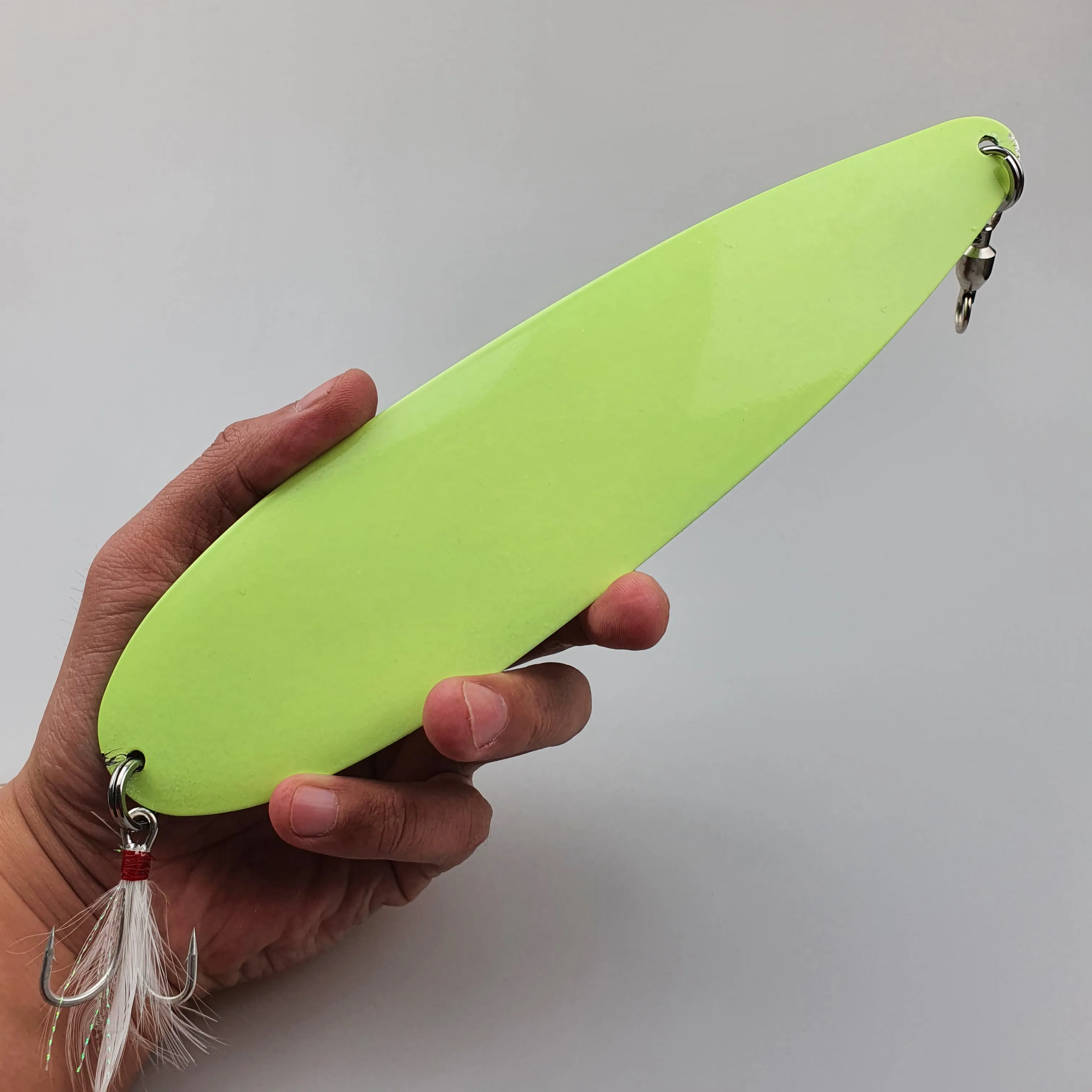 304 Stainless Steel OEM 230mm 120g Fishing Flutter Spoon Lure Sea