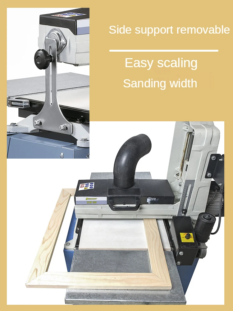 Wide Belt Planer Sander For Curved Wood Polishing Shaped Sanding