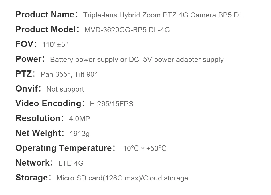 V380 4MP Outdoor Dome Camera 10x Zoom Triple Lens LTE SIM Card 4G IP Solar Energy 24/7 Recording CMOS Sensor Bullet Style Cloud supplier