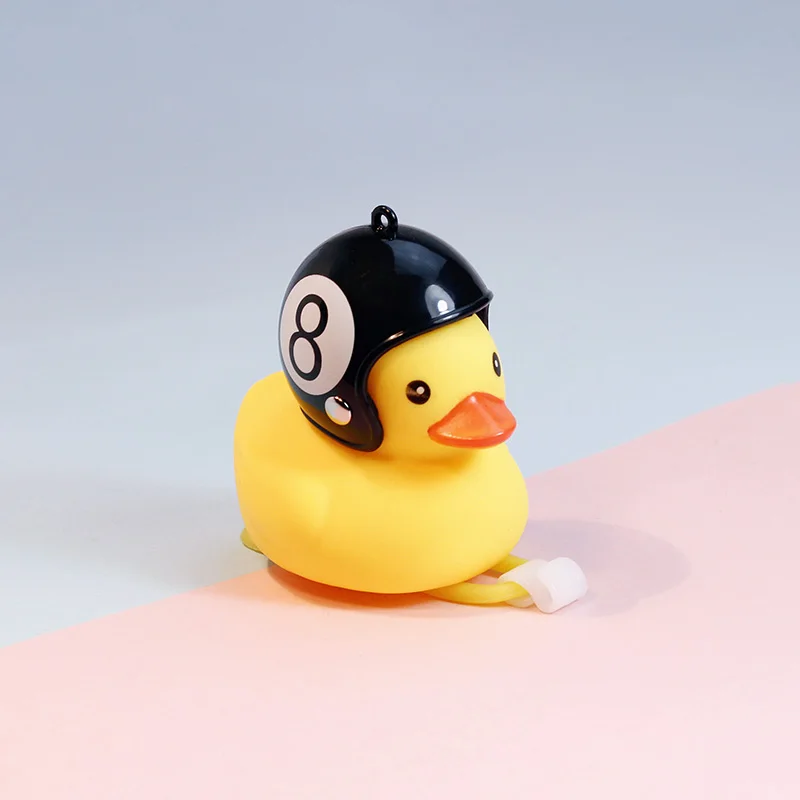 Лидер продаж велосипедные аксессуары ручка-колокольчик для велосипеда маленький Гудок с желтой уткой резиновый шлемом велосипед детский гудок скутера