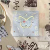 Fleeting light and bamboo shadows-butterfly bookmark