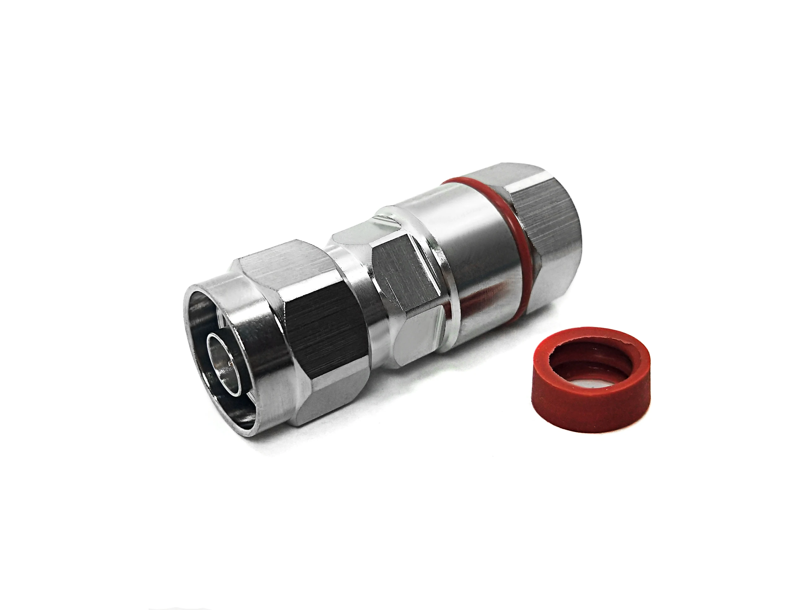 Copper Straight N Type Male/plug Clamp Connector for 1/2 supersoft cable SF connectors manufacture