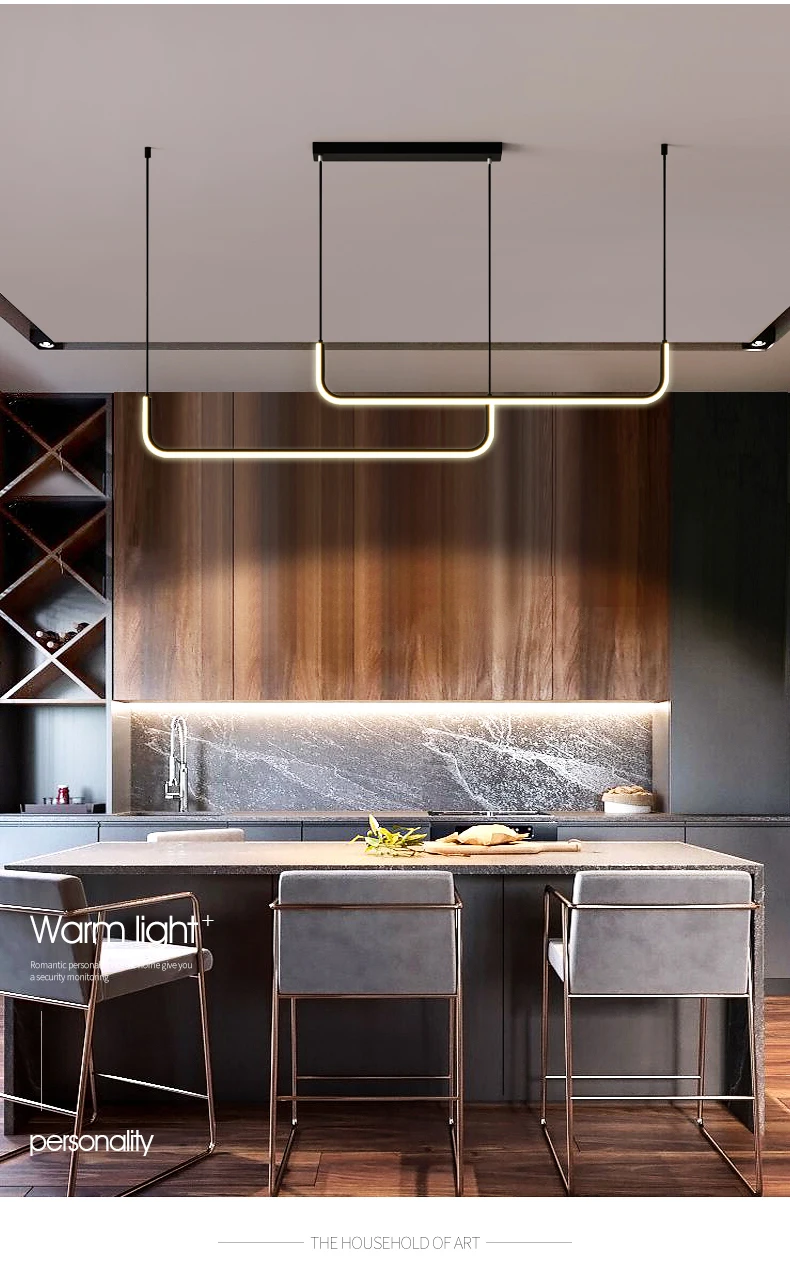 Nordic Indoor Chandelier Modern Minimalist Lighting Hanging Chandelier