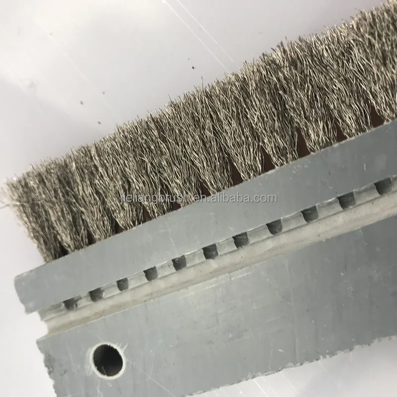 Pp Plus Steel Wire Concrete Block Strip Brush For Brick Machine Buy Brick Strip Brush,Strip