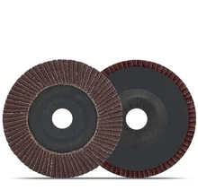 Fast Shipment Flap Disc 125mm Aluminum oxide and Calcined Alumina Flap Wheel Disc for Metal Wood Stainless Steel