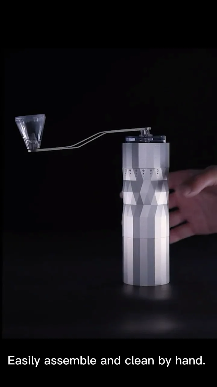 Brewista High End Portable Adjustable Conical Steel Burr Manual Hand