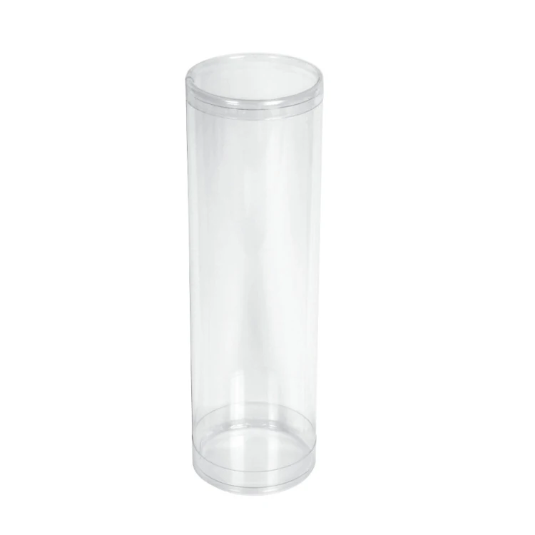 Clear Round Printed Containers, Recycled Plastic