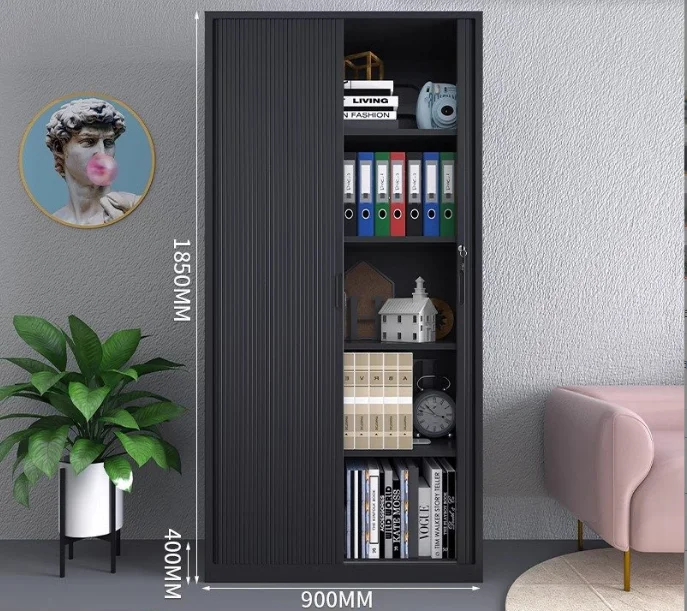 Xingyuan Modern Design Steel File Storage Cabinet with Roller Shutter Door Wholesale Office Furniture for School Gym Application