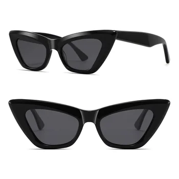 2024 New retro luxury thick acetate polarized sunglasses handmade custom logo men and women sunglasses