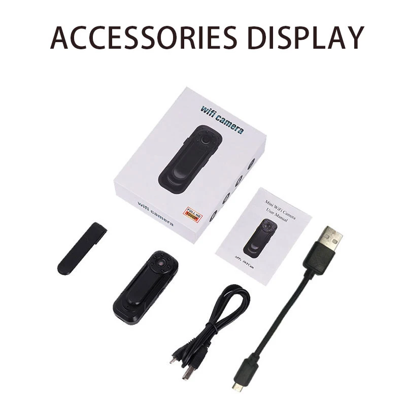 Popular Product HD WIFI Camera A8 1080p Wireless Wifi Ip Camera for Outdoor Action Sports Video Body Worn Camera Cam Wifi