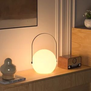 Factory Portable Camping Lights Durable Pe Plastic Usb Rechargeable Indoor Portable Portable Table Lamp Lantern Portable Light