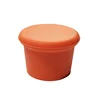 Red wine bottle cap orange