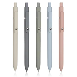 Индивидуальные гелевые шариковые ручки, раздвижная ручка с красочным дизайном 0,5 мм, черные ручки с быстрой сушкой и черными чернилами, удобные гладкие Письменные ручки