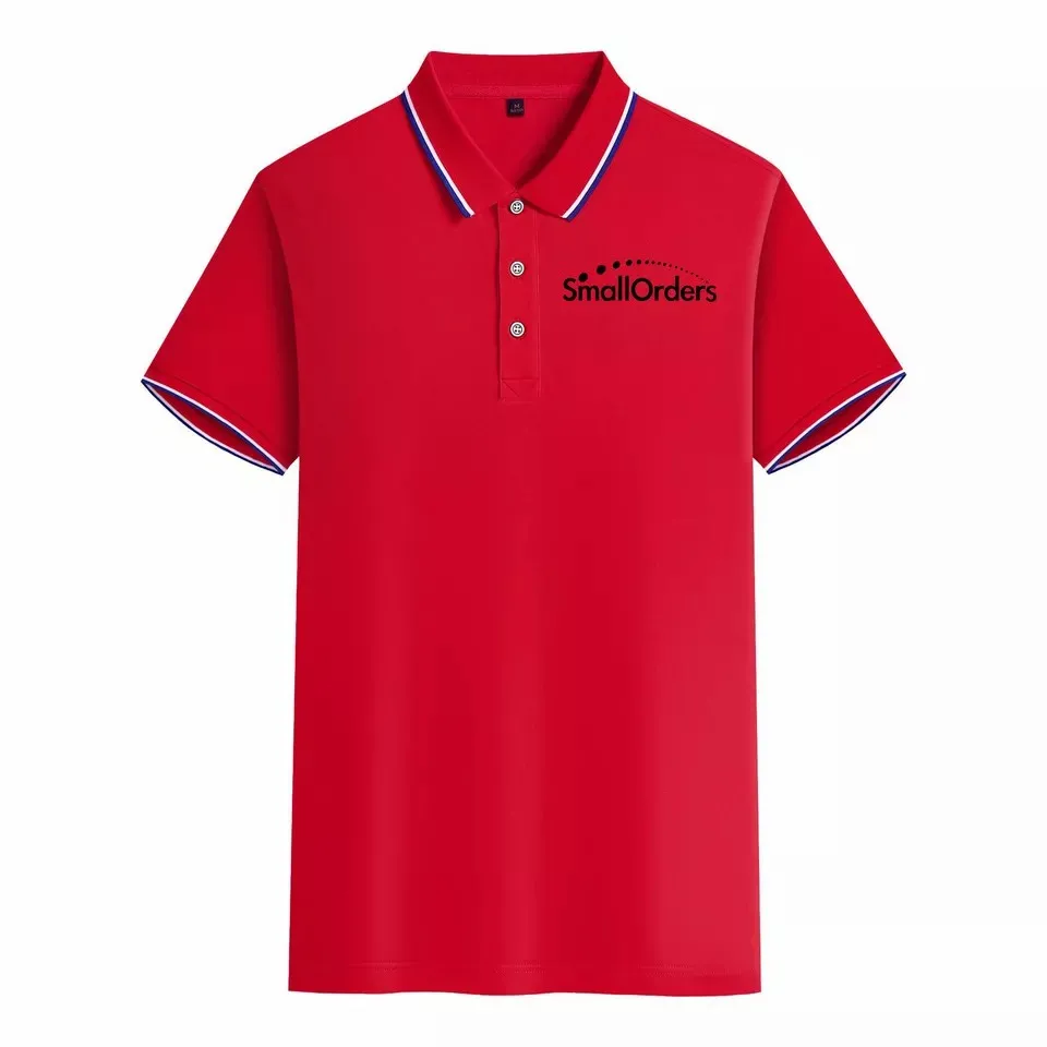 Promotional item blank organic cotton Polo Shirts activities tee shirt personaliser custom logo color plus size men's t-shirt