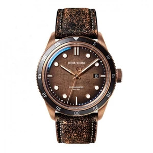 Custom Luxury Super Luminous Diving Watch Sapphire Glass Water Resistant 150M Wrist Watch Automatic Watches With Bronze Case