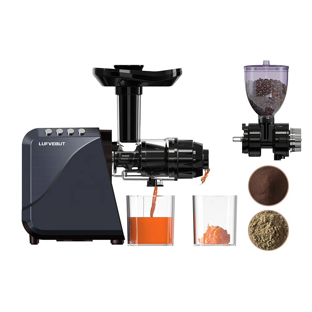 Многофункциональная портативная кухонная машина 5 в 1 Соковыжималка для холодного отжима соковыжималка кофе фруктов медленная скорость