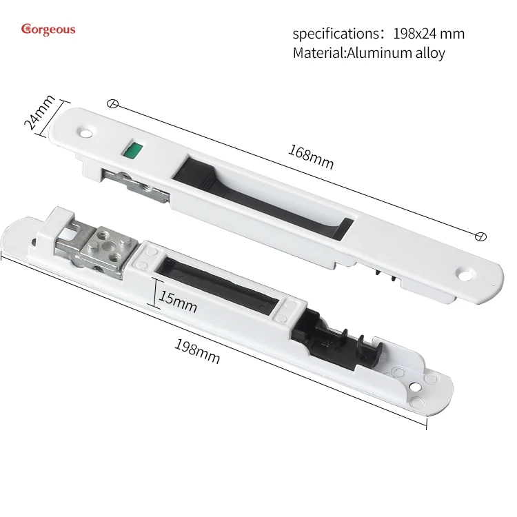 Sliding Window Push Lock Accessories Vertical Sliding Window Locks Gorgeous Hot Selling Aluminium Safty Sliding Door Hardware