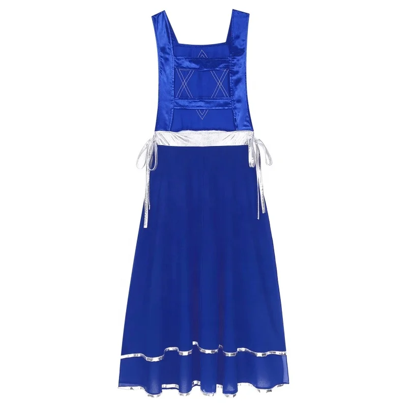 Xnihocha Women's Color Block Liturgical Praise Dance Dress Worship Tunic Overlay Stage Performance Light Green S - View #2