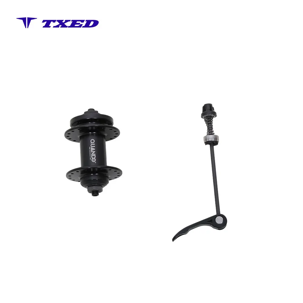 Kunteg KT-K68F Front Aluminum Disc Brake Axle Cover 13G 36H Quick Release Effective Distance 109mm CN/TIA Mountain Bike