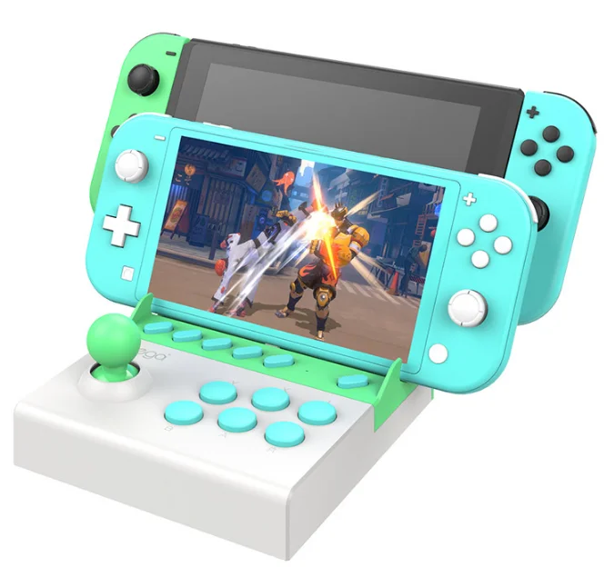 Gamepad Joystick Single Rocker Control Trigger Controller Joypad for Nintendo Switch Game Street Fighter Classic Arcade Design