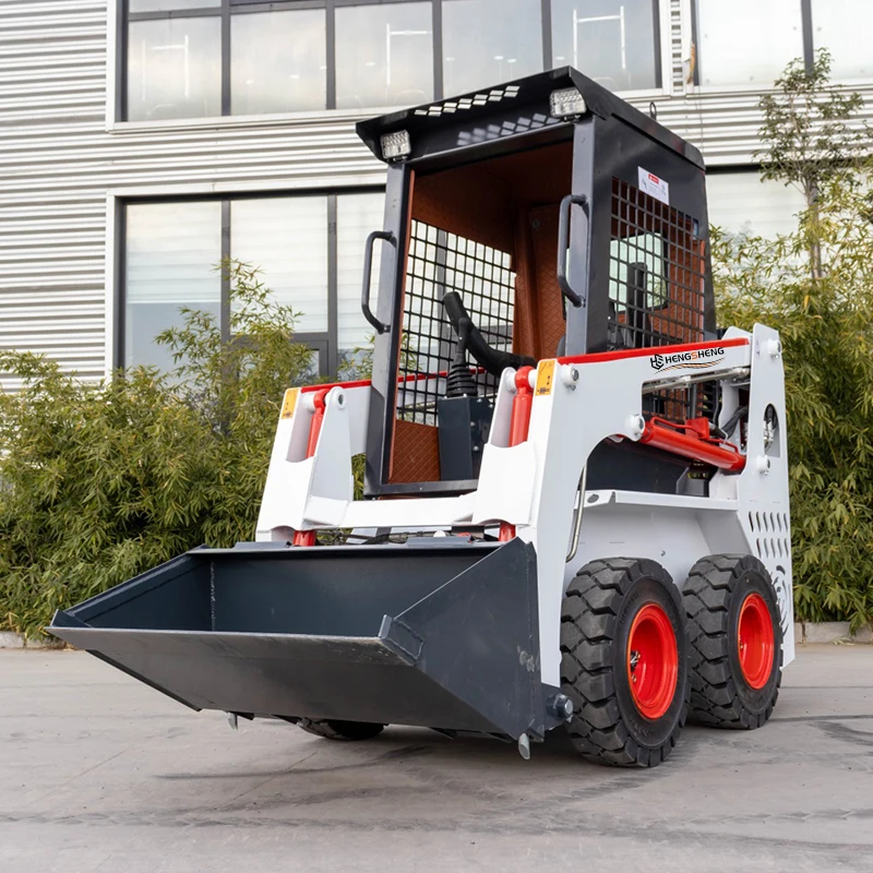 CE/EU/EPA Mini Skid Steer Loader Kubota Three Cylinder Engine Pilot Operation Mode Customization Supported Factory Direct Sales