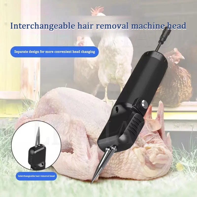 Plumeuse Électrique Portable Pour Volailles - Dépouillage Rapide Poulet, Canard, Oie - Cônes Inox - 10