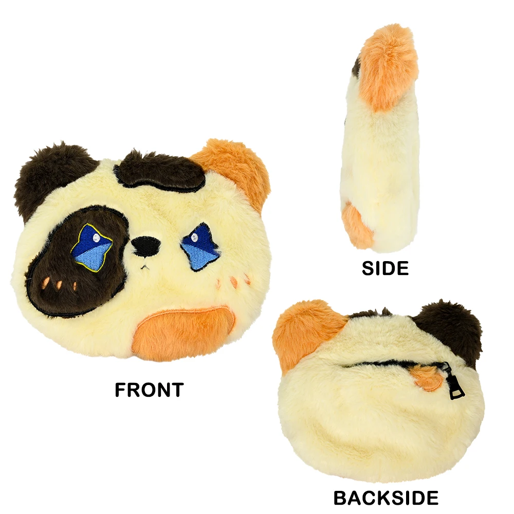 Custom Plush Coin Purse Kawaii Cartoon Keychain OEM Make Animal Design Bag Charm Coin Storage Pouch Zipper Wallet Wholesale