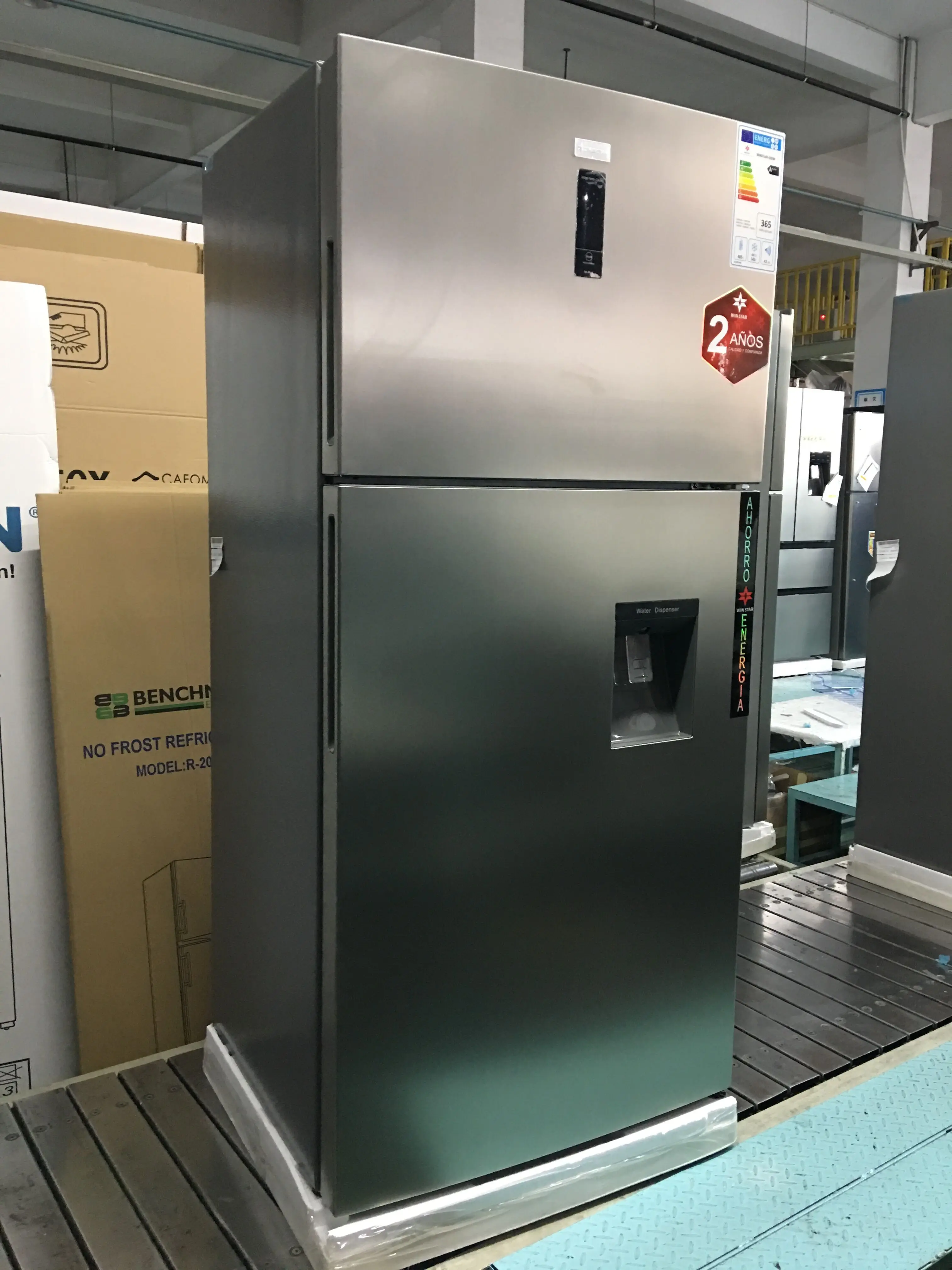 500L Factory Price SAA SASO Approved No Frost Electronic Control Top-freezer Refrigerators