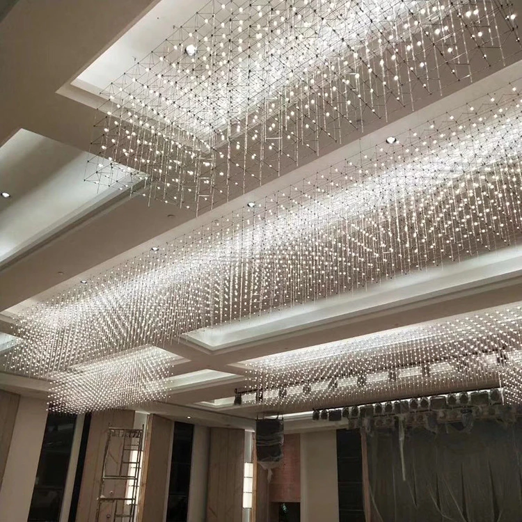 ECOJAS Starry Night Sky Decorative Crystal Chandelier