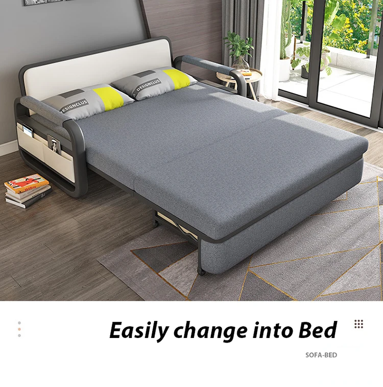 Design Sofa Come Bed Multifuncional Folding Sleeper Couch Reclinable