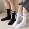 Black 3D Eye-Eye Hand-Holding Socks