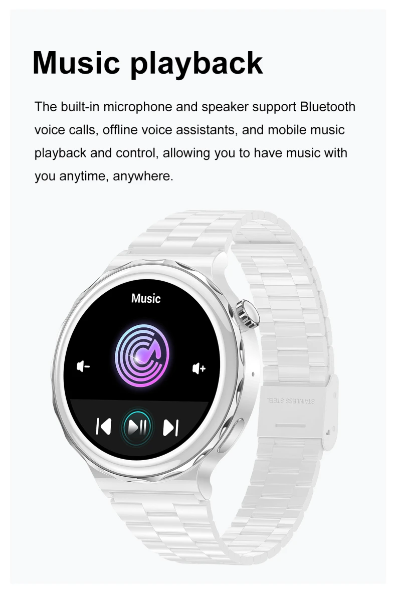 Luxury Smartwatch HK43 for Women BT Calling Function Heart Rate Monitor Blood Pressure Blood Oxygen Monitor Ladies Smartwatch(21).jpg