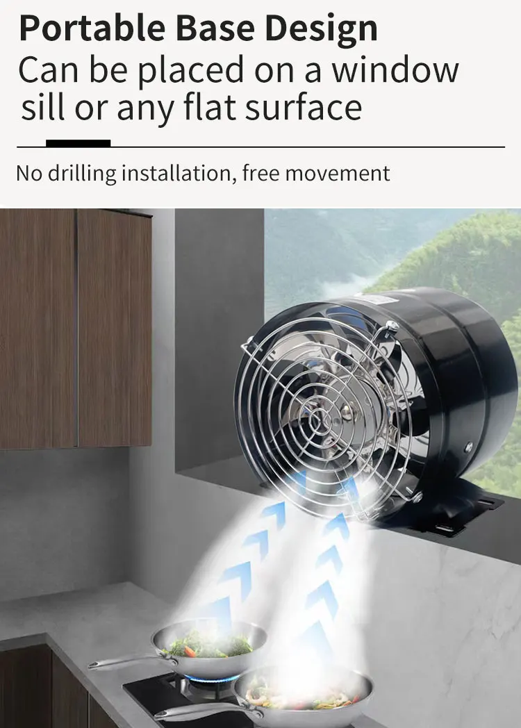Bidirectional Pipeline Axial Fan - Powerful Two-Way Duct Fan
