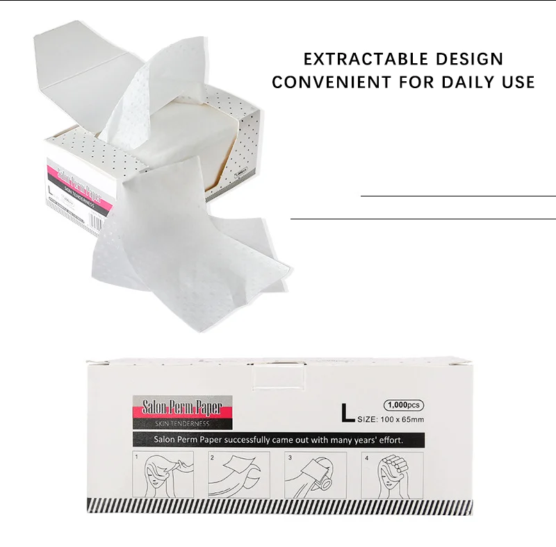 Free Sample Professional Perm Paper Fashion Teddy Big Wave Curl Perm