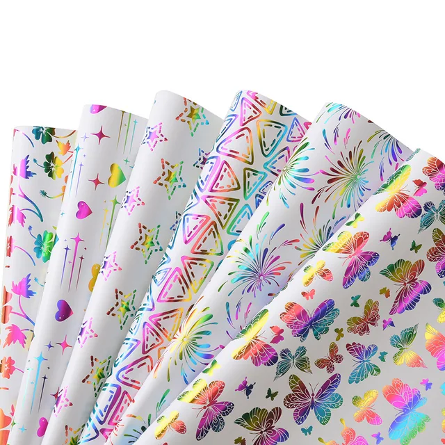 Dazzlingly Children Gift Wrapping Paper Cartoon-Printed Wrapping Paper Xmas Festival Gift Box Wrapping Paper