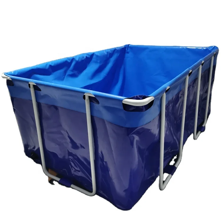 Family Outdoor Pool Rectangular Frame Pools Portable Swimming Pool
