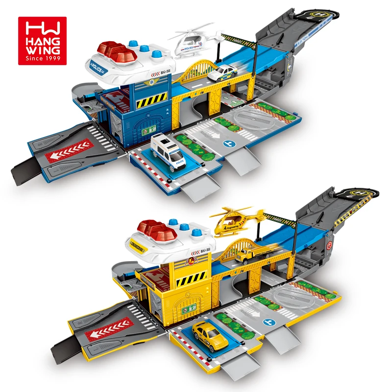 Vehicle Toy Parking Lot Press Car Set Hot Selling Alloy Ingenieurs pielzeug Engineering